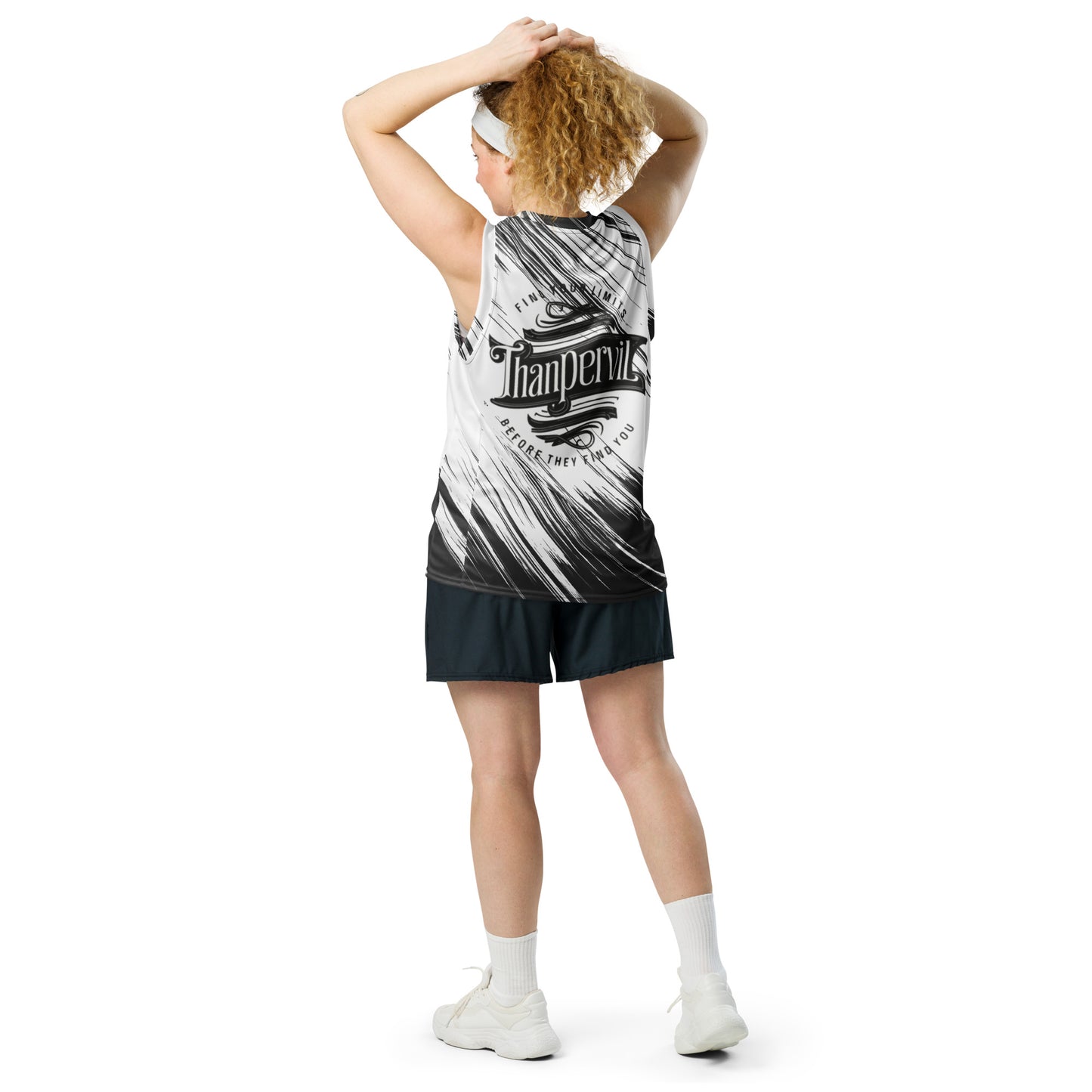 Recycled unisex basketball jersey