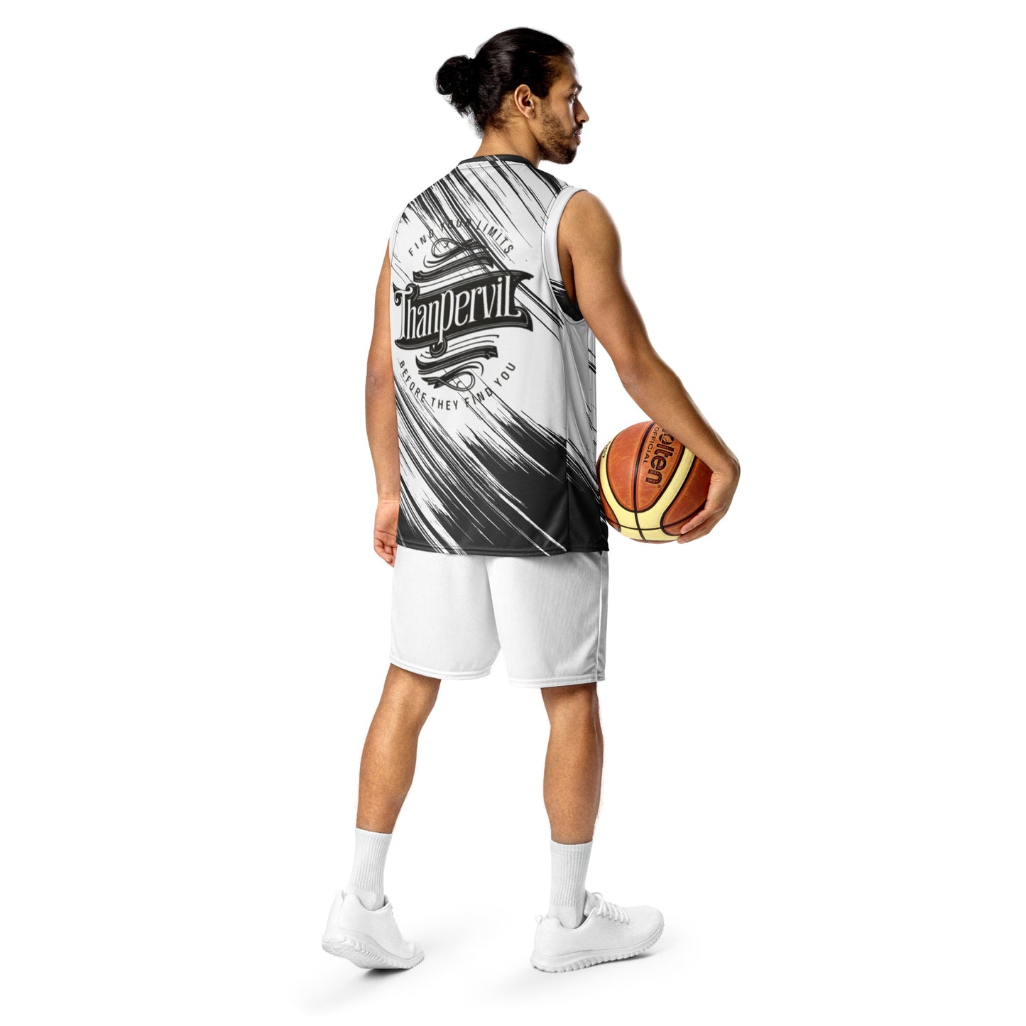 Recycled unisex basketball jersey