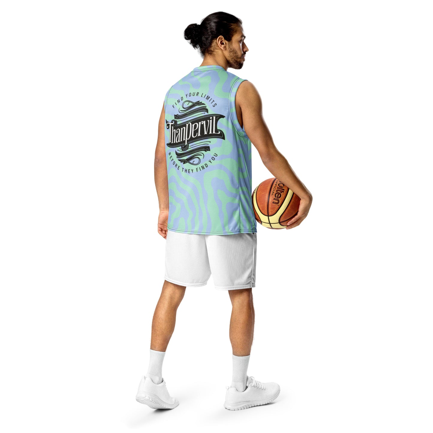 Recycled unisex basketball jersey