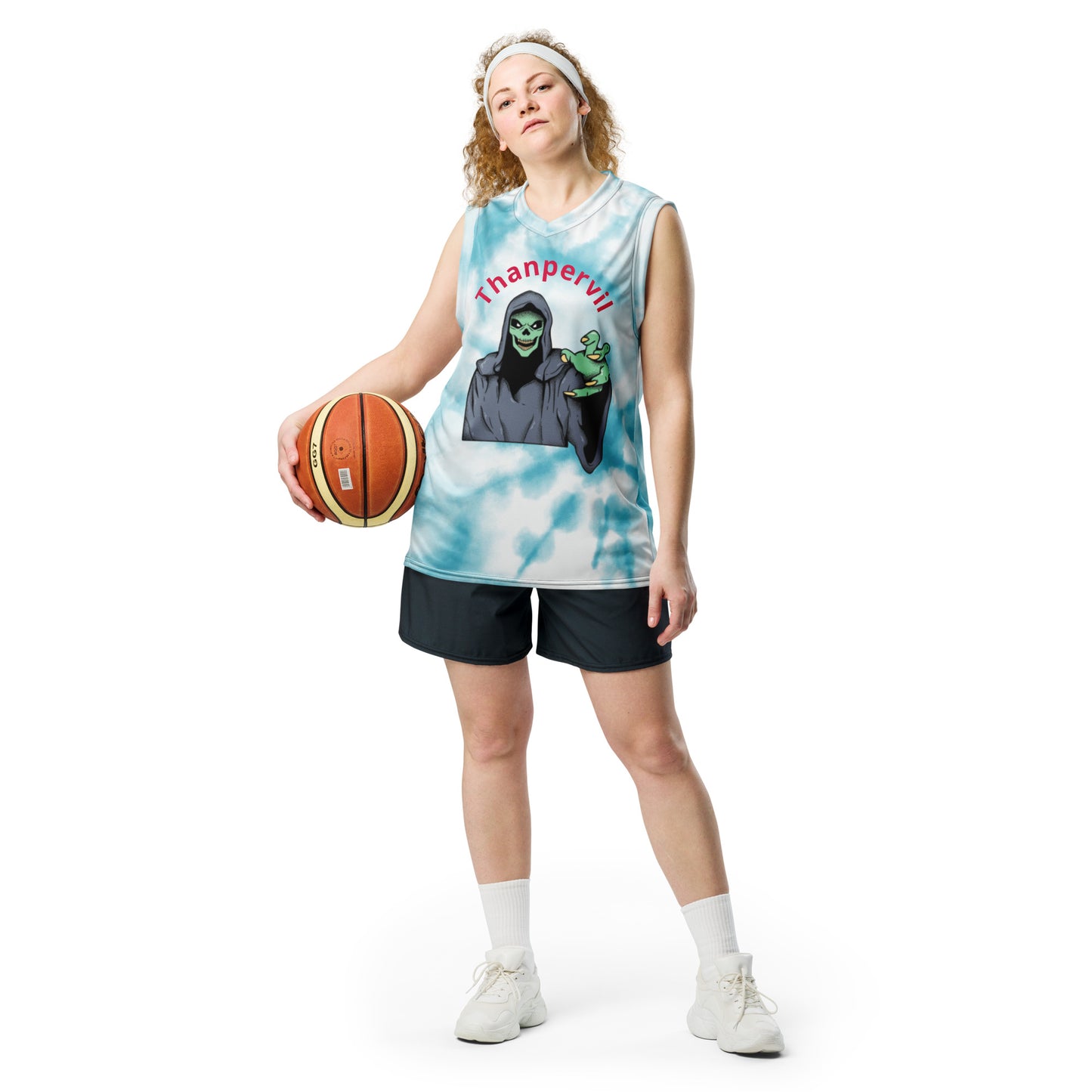 Recycled unisex basketball jersey