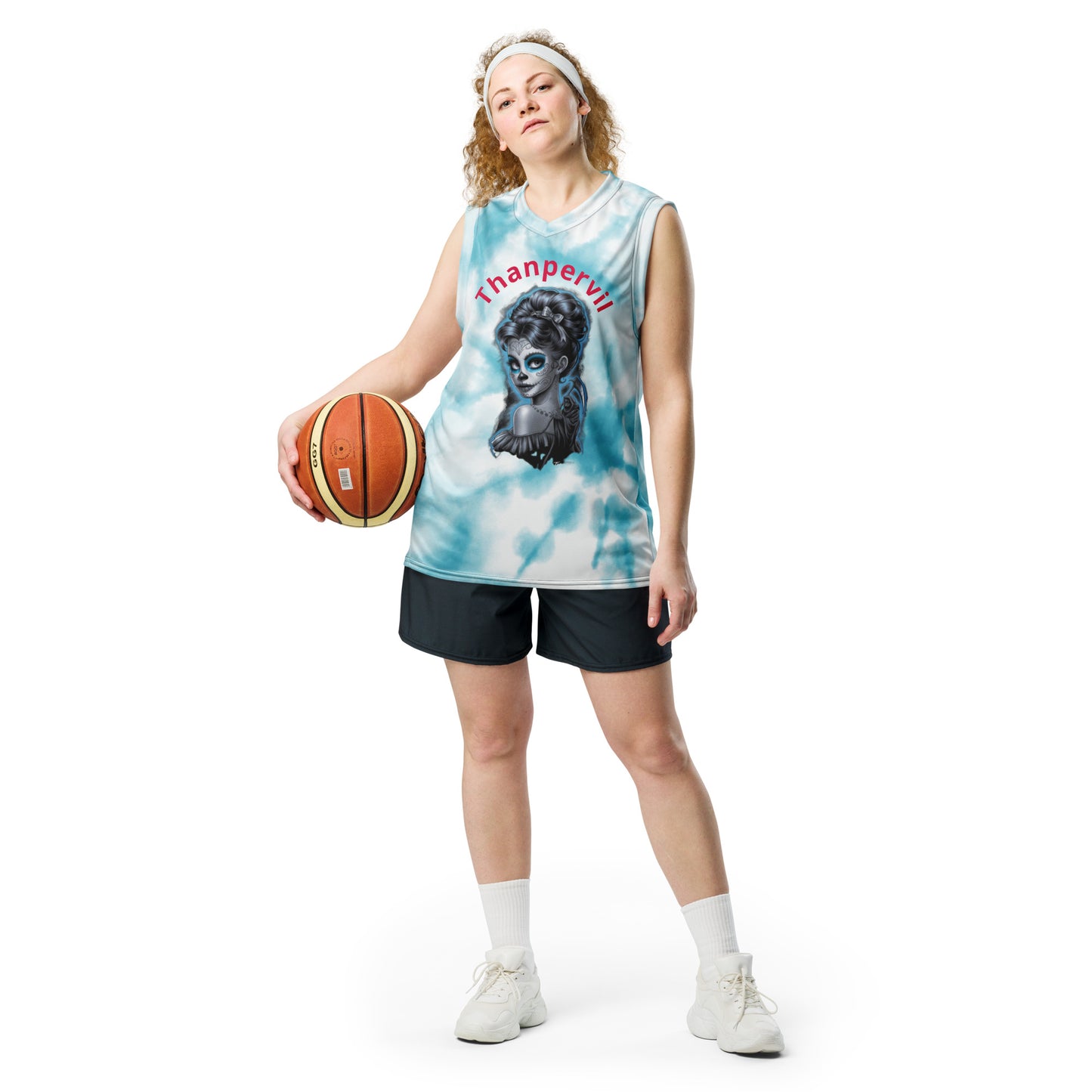 Recycled unisex basketball jersey