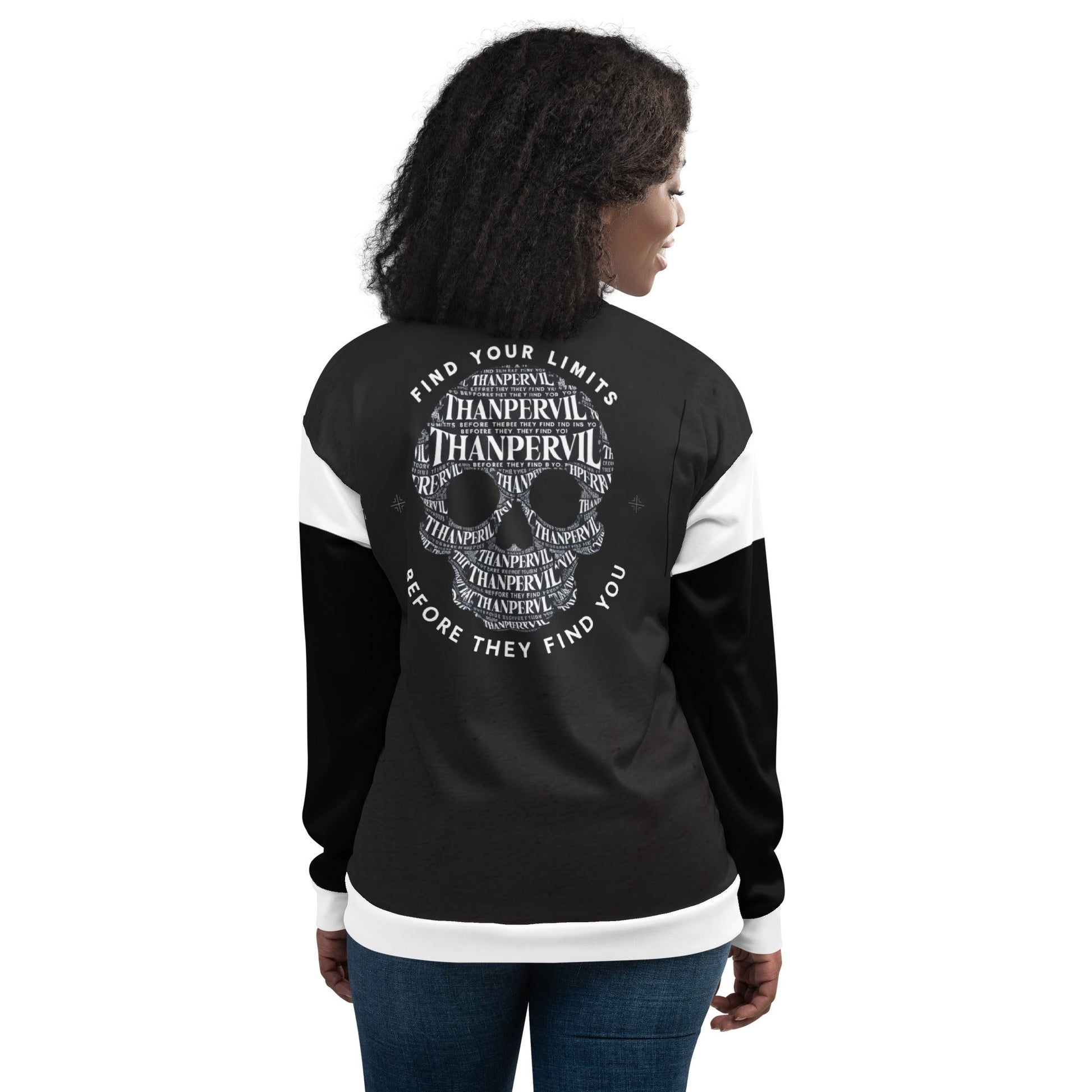 Chaqueta bomber all over unisex calavera - Thanpervil shop online