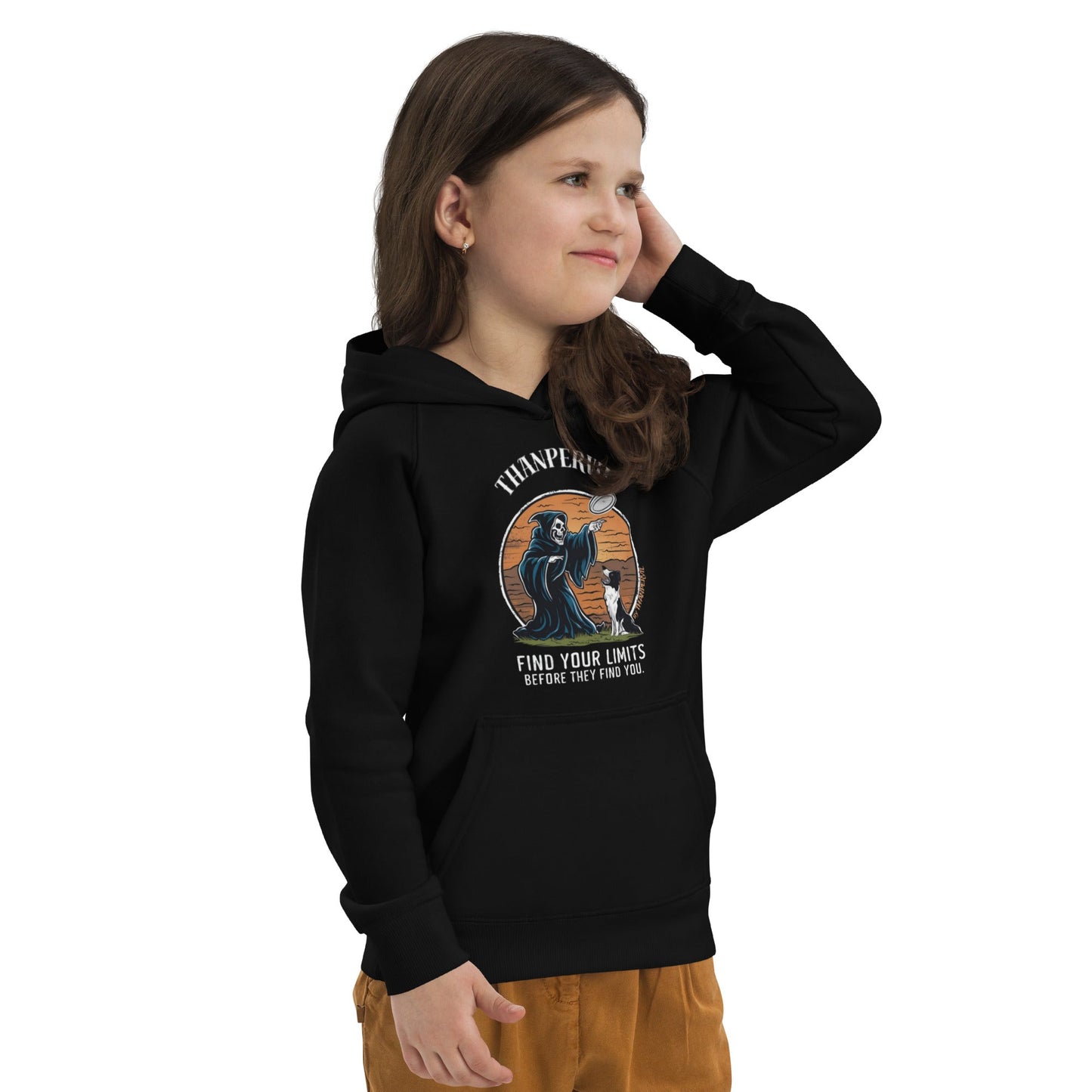 Kids eco hoodie border - Thanpervil shop online