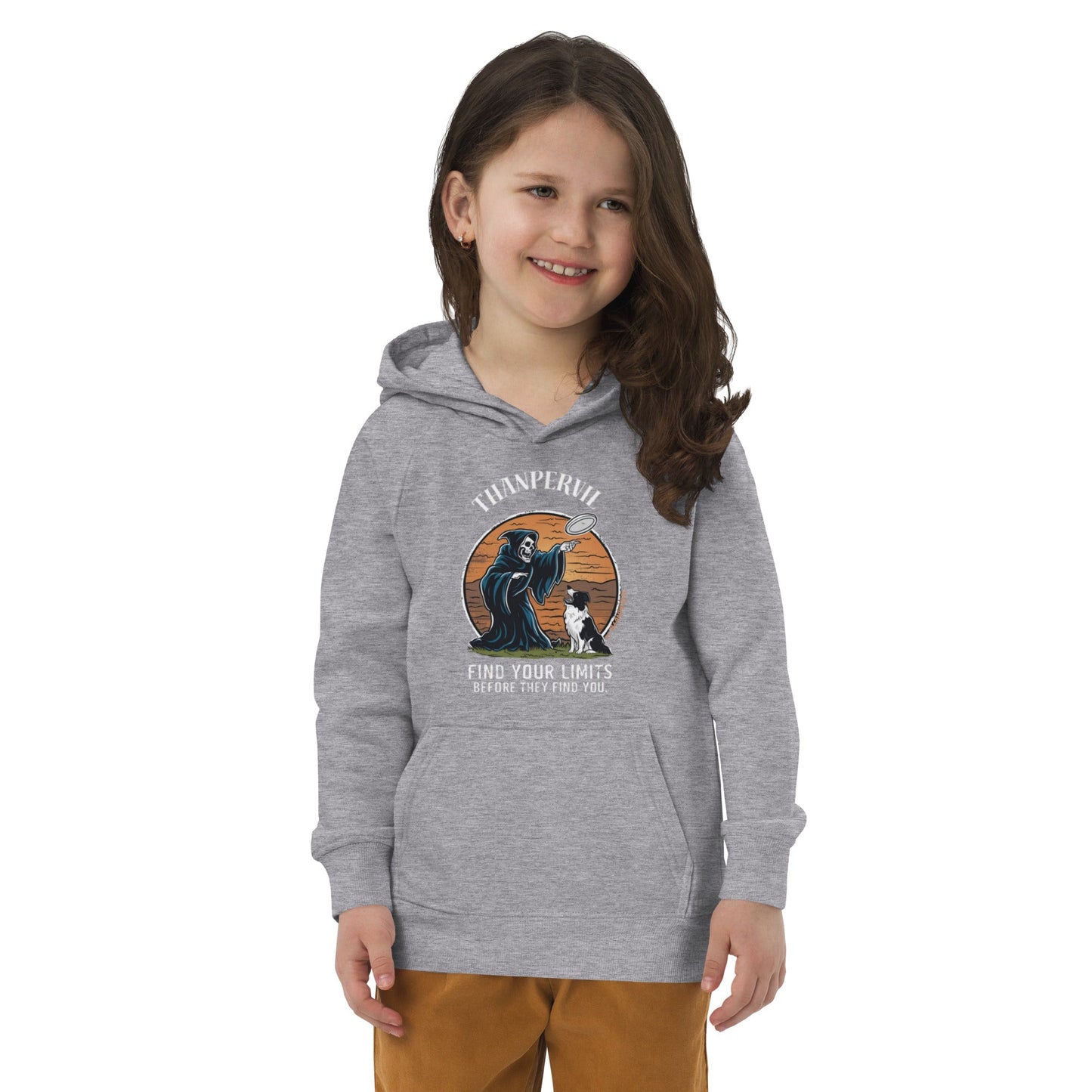 Kids eco hoodie border - Thanpervil shop online