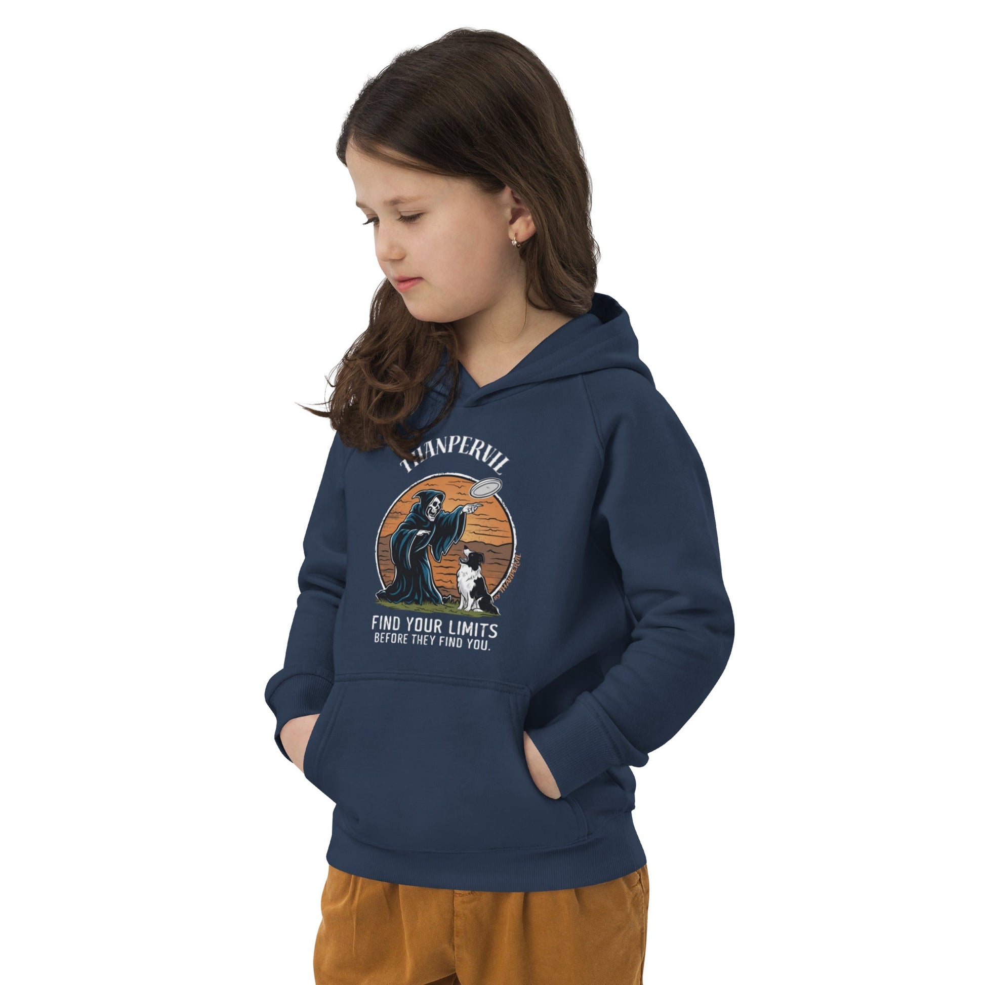 Kids eco hoodie border - Thanpervil shop online