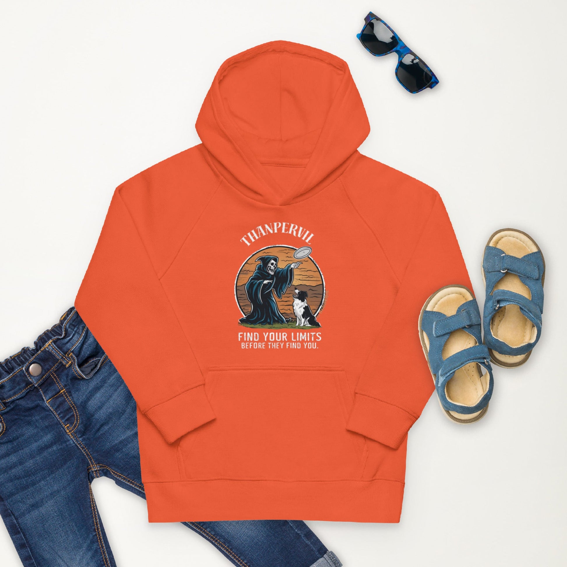 Kids eco hoodie border - Thanpervil shop online