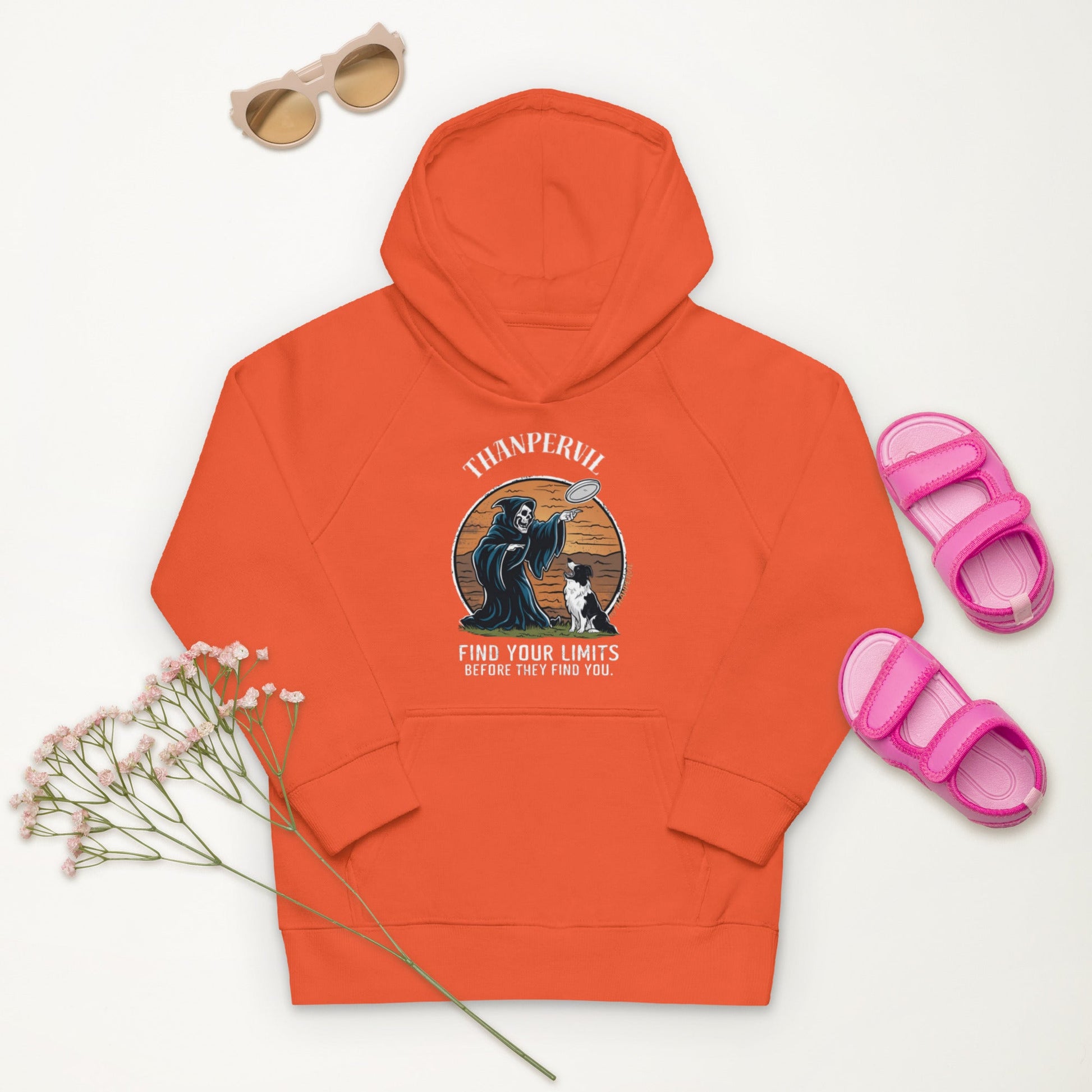 Kids eco hoodie border - Thanpervil shop online