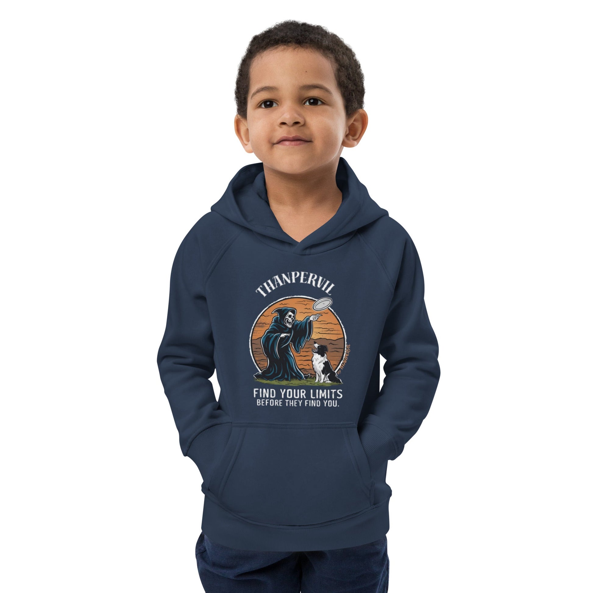 Kids eco hoodie border - Thanpervil shop online