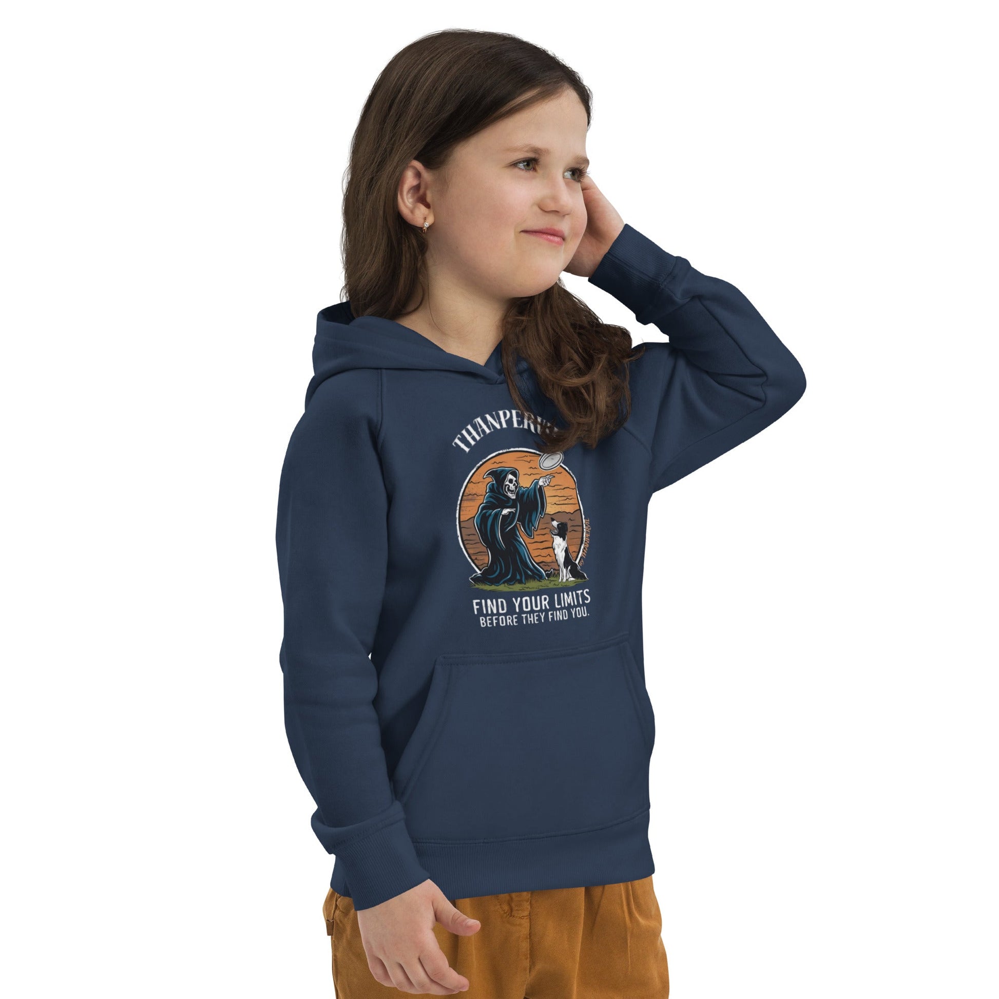 Kids eco hoodie border - Thanpervil shop online