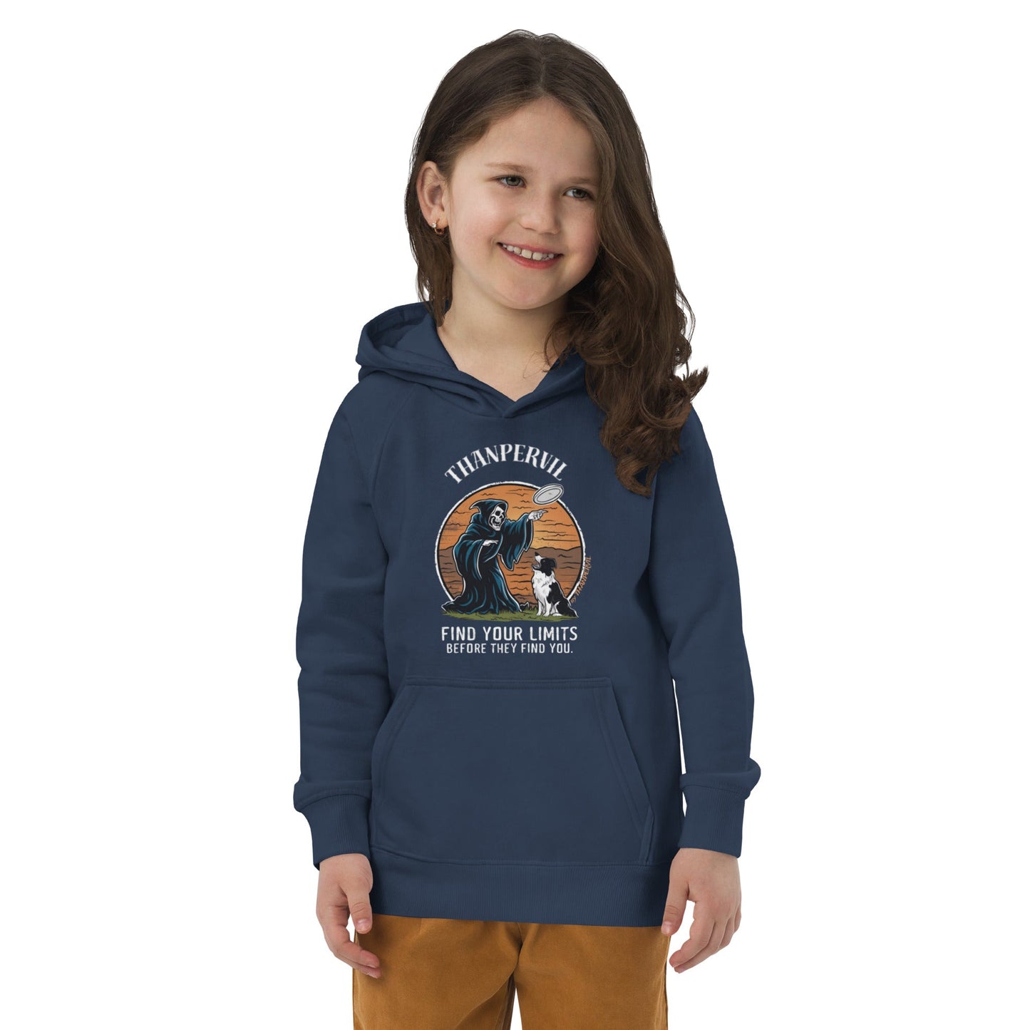 Kids eco hoodie border - Thanpervil shop online