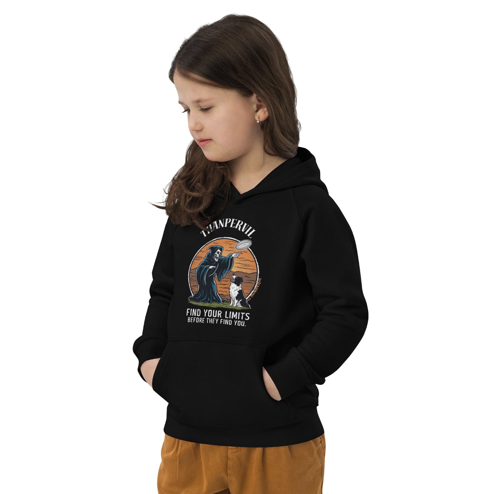 Kids eco hoodie border - Thanpervil shop online