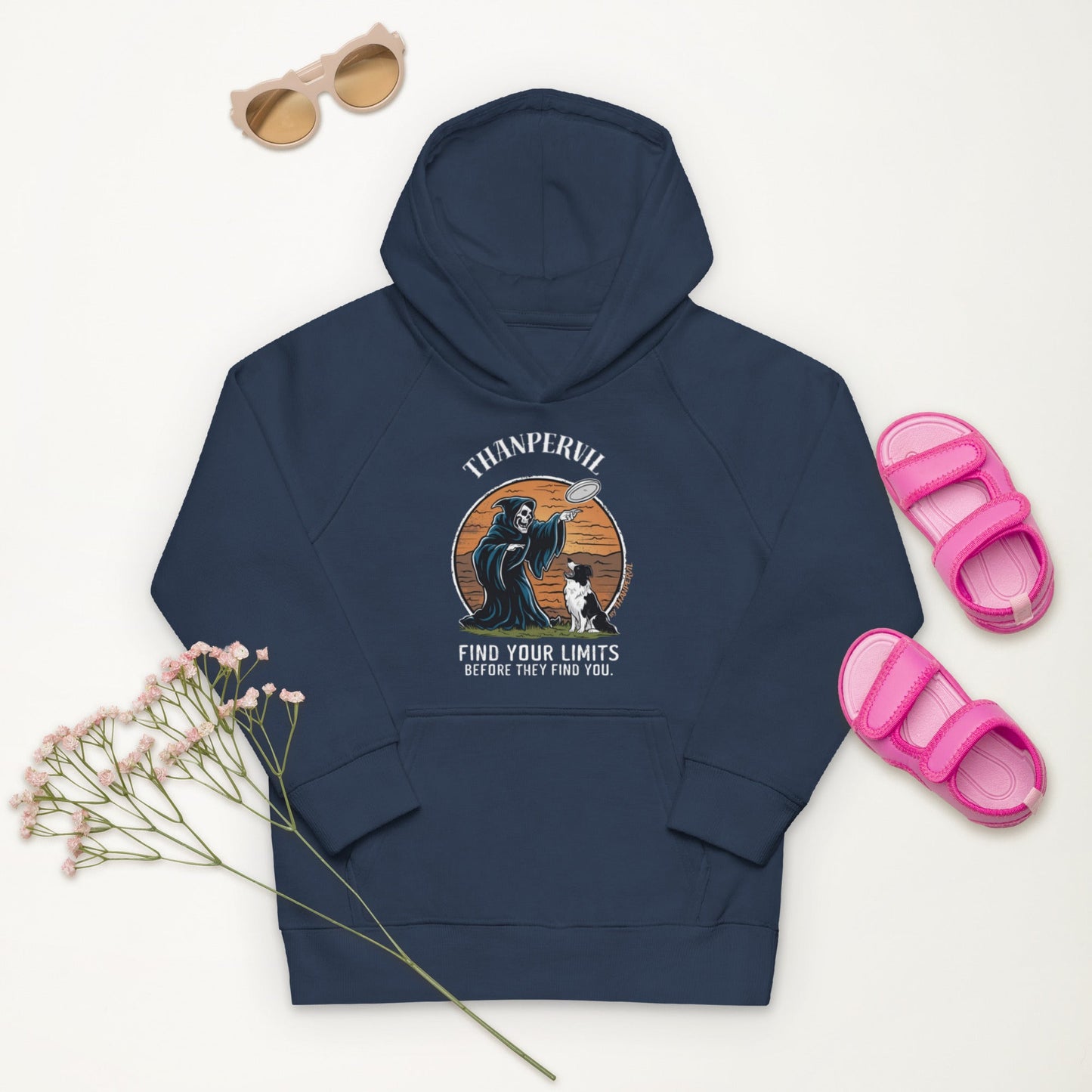 Kids eco hoodie border - Thanpervil shop online