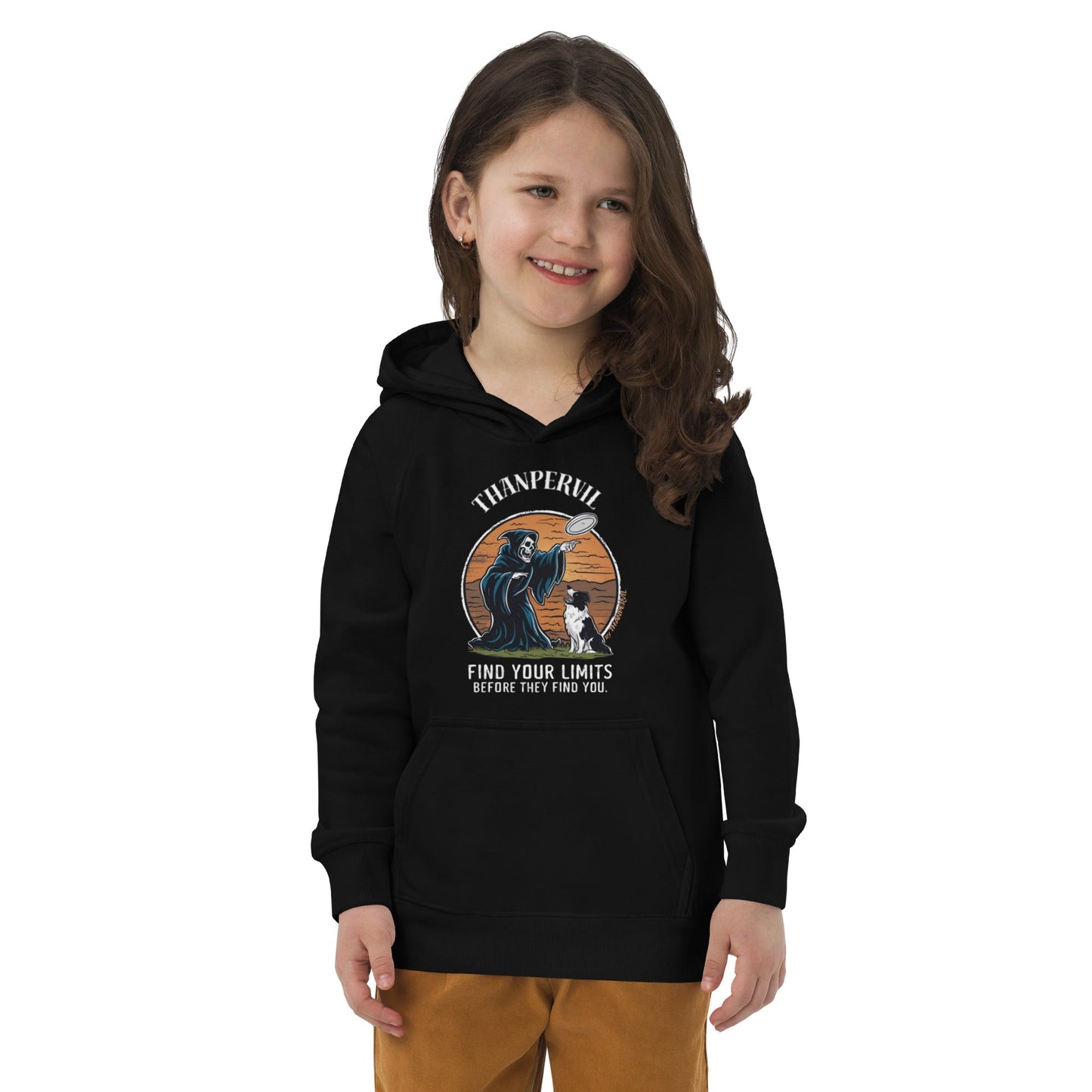 Kids eco hoodie border - Thanpervil shop online