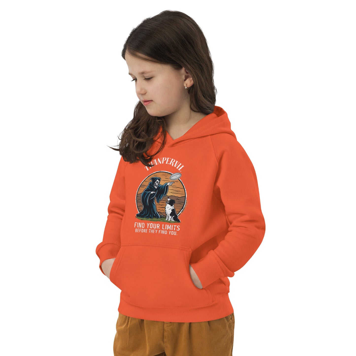 Kids eco hoodie border - Thanpervil shop online