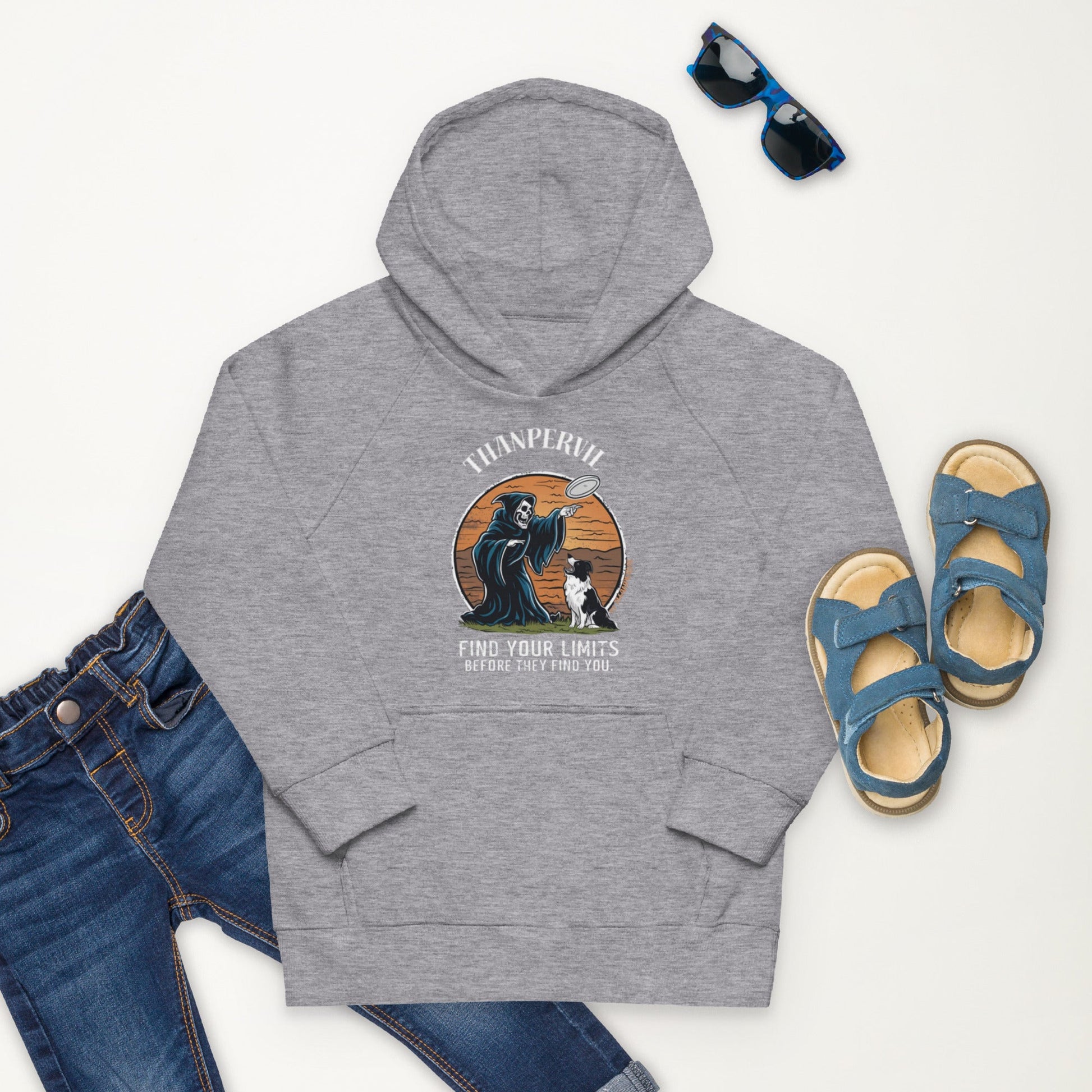 Kids eco hoodie border - Thanpervil shop online