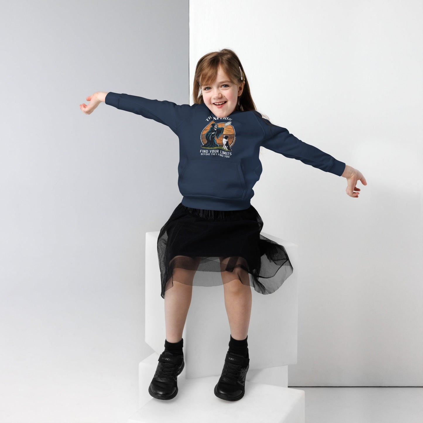 Kids eco hoodie border - Thanpervil shop online