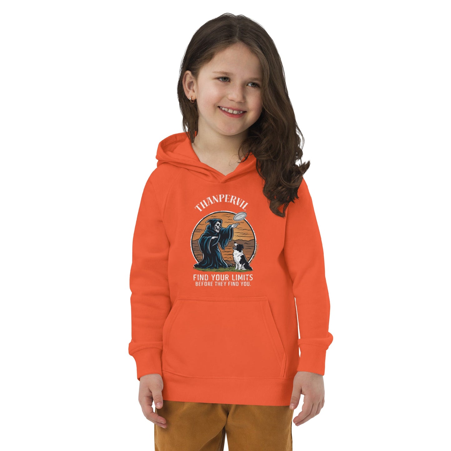 Kids eco hoodie border - Thanpervil shop online