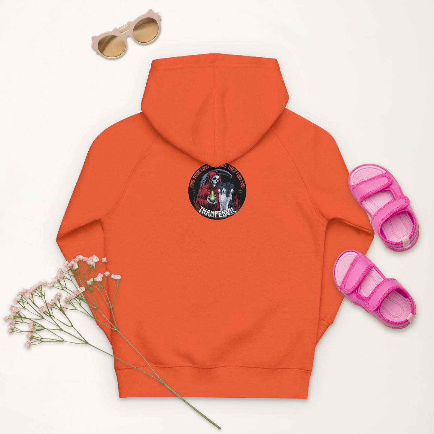 Sudadera con capucha eco niña diabólica