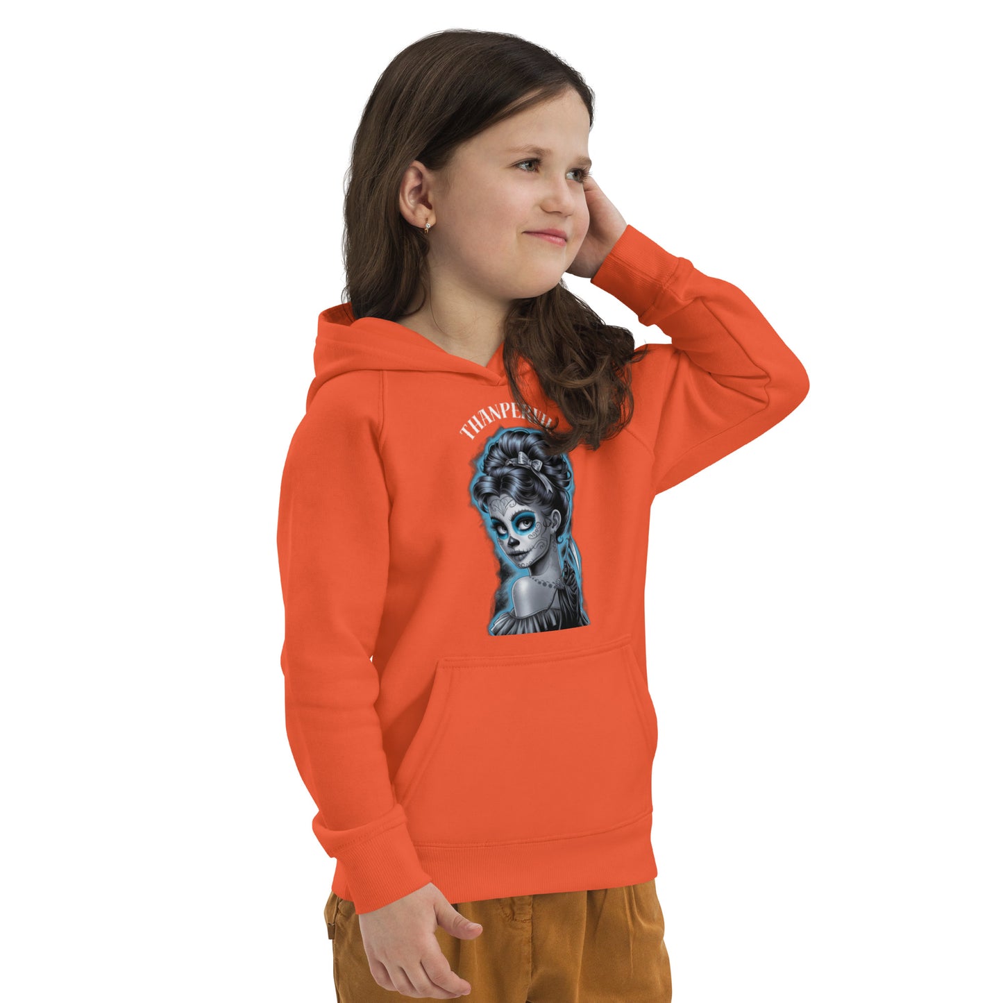 Sudadera con capucha eco niña diabólica