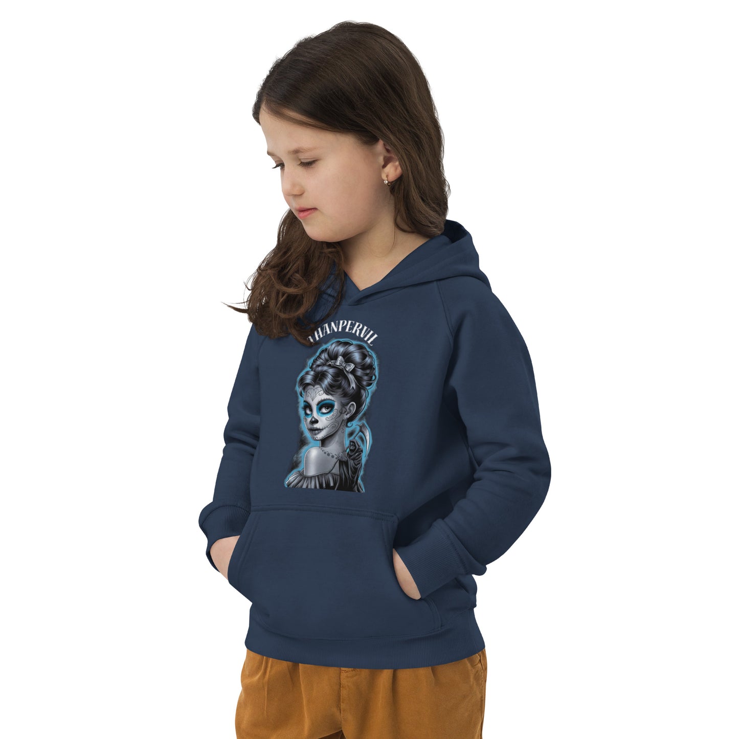 Sudadera con capucha eco niña diabólica