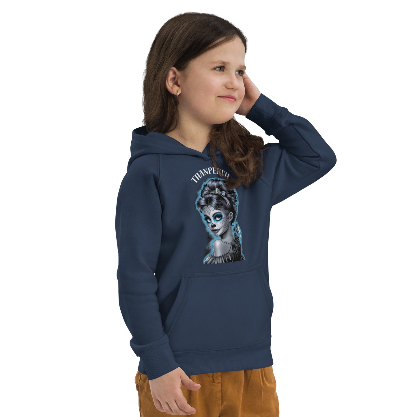 Sudadera con capucha eco niña diabólica