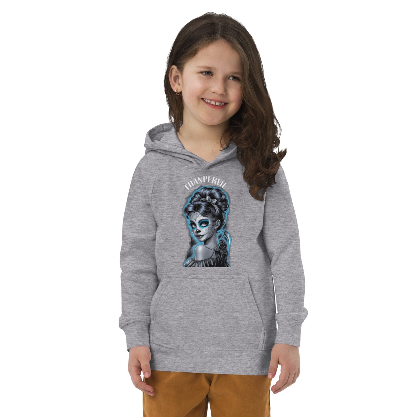 Sudadera con capucha eco niña diabólica