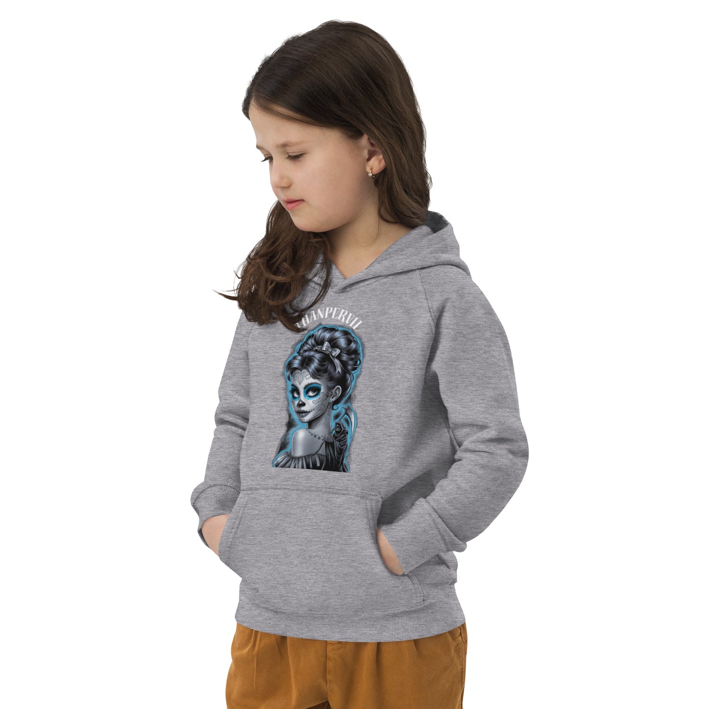 Sudadera con capucha eco niña diabólica