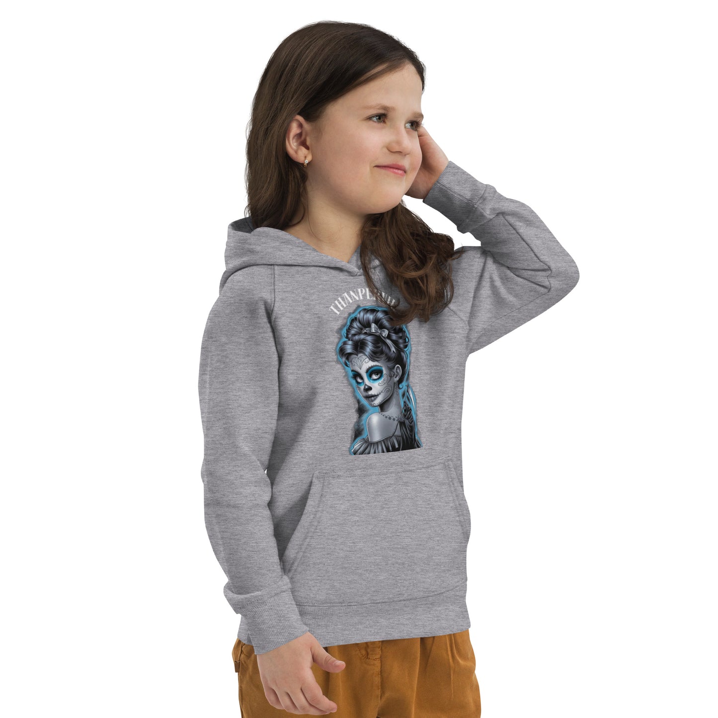 Sudadera con capucha eco niña diabólica