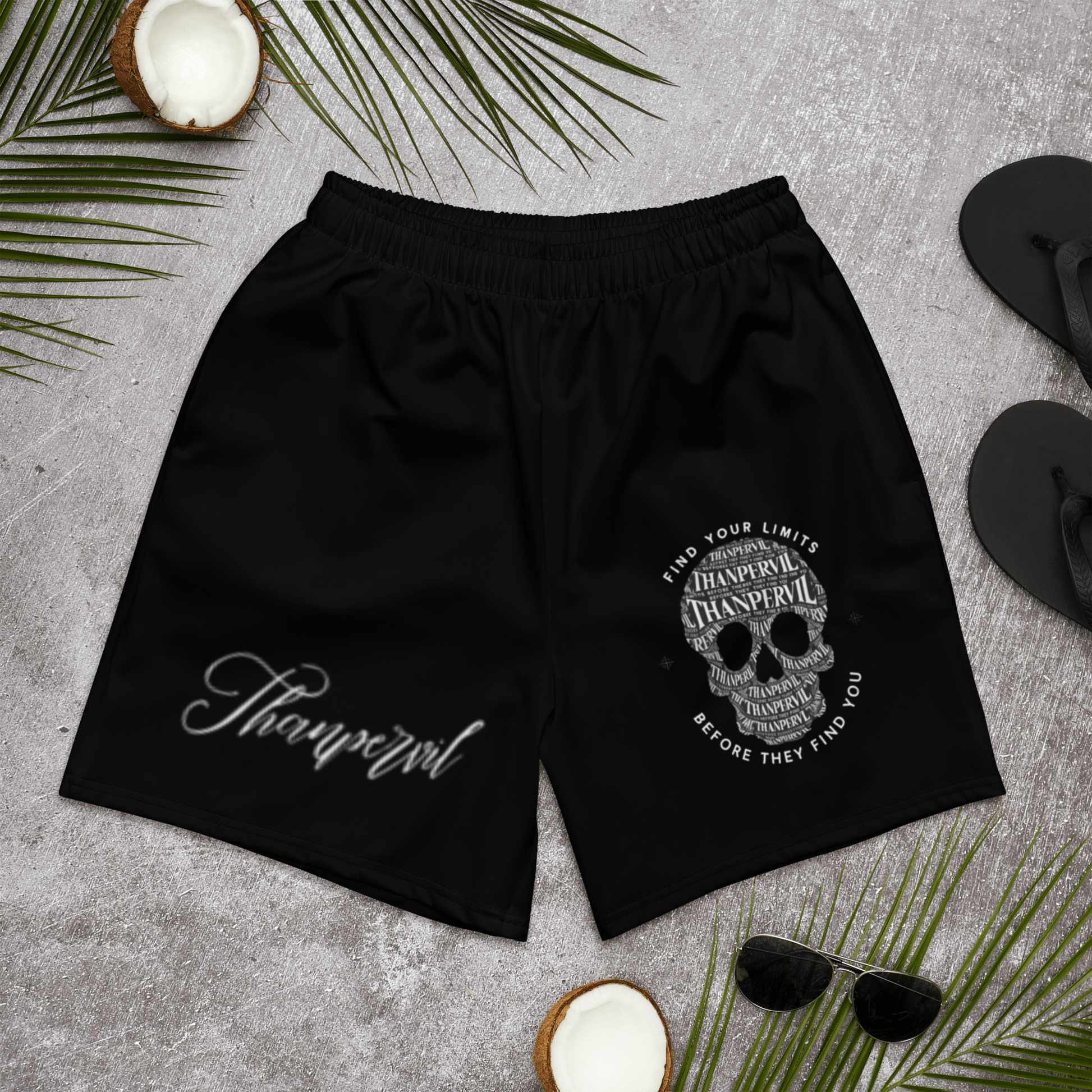 Men's Recycled Athletic Shorts calavera - Thanpervil shop online