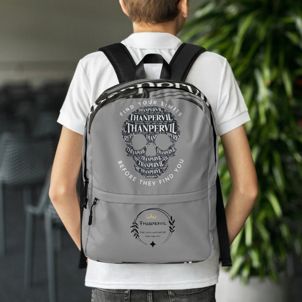 Mochila gris calavera - Thanpervil shop online