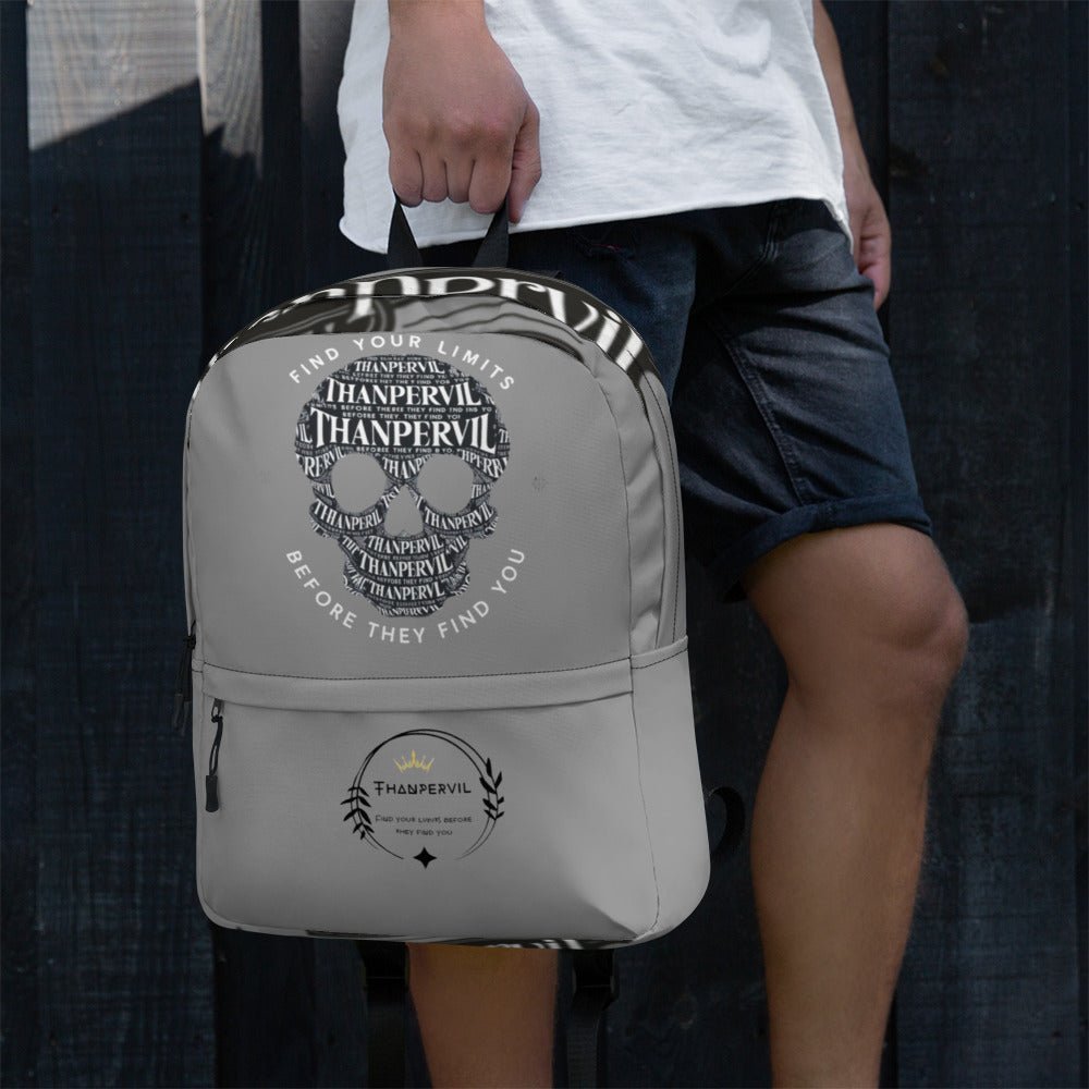 Mochila gris calavera - Thanpervil shop online