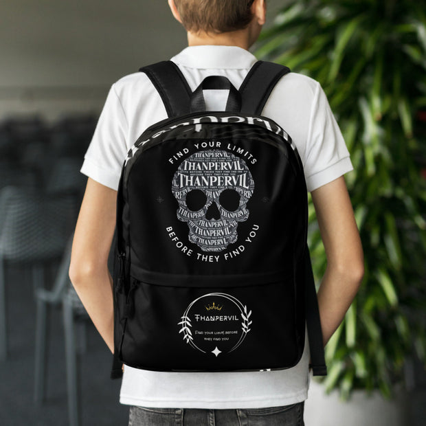 Mochila negra calavera - Thanpervil shop online