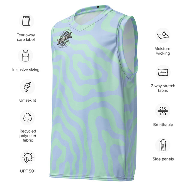 Recycled unisex basketball jersey - Thanpervil shop online