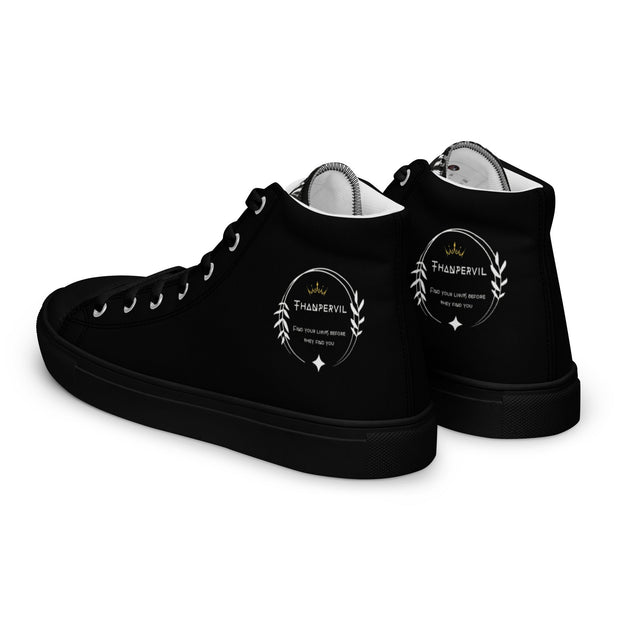 Women’s high top canvas shoes - Thanpervil shop online