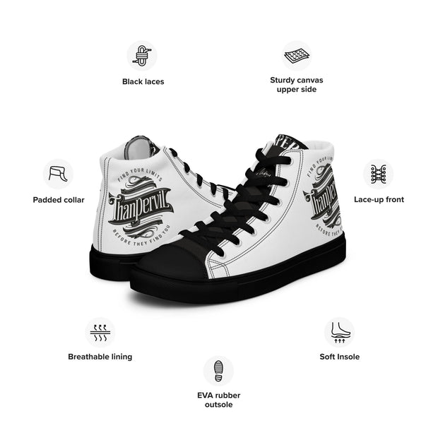 Women’s high top canvas shoes - Thanpervil shop online