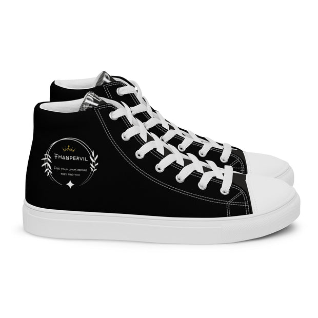 Women’s high top canvas shoes - Thanpervil shop online