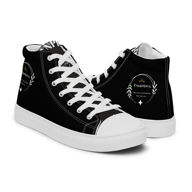 Women’s high top canvas shoes - Thanpervil shop online