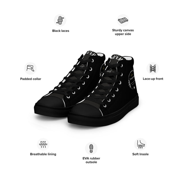 Women’s high top canvas shoes - Thanpervil shop online
