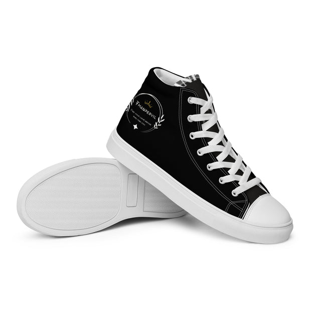 Women’s high top canvas shoes - Thanpervil shop online