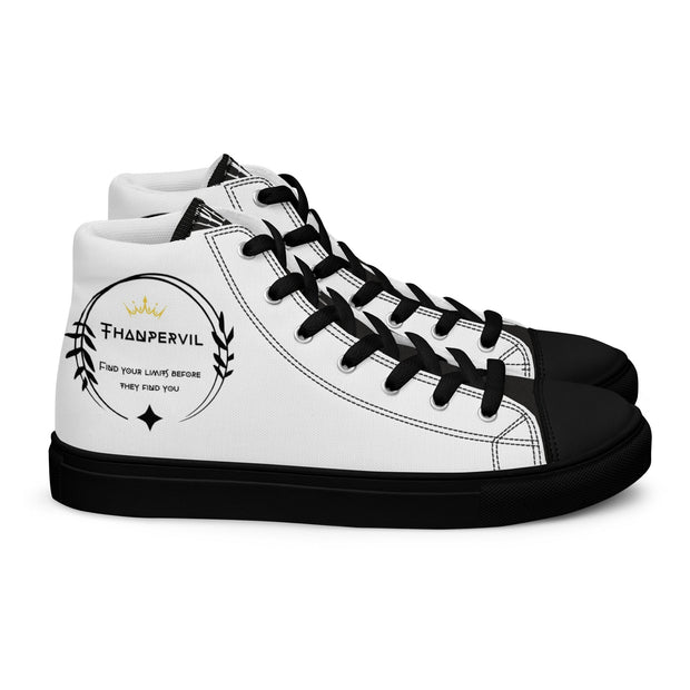 Zapatillas de lona de caña alta para hombre - Thanpervil shop online