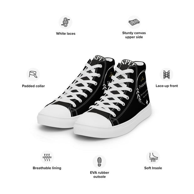 Zapatillas de lona de caña alta para hombre - Thanpervil shop online