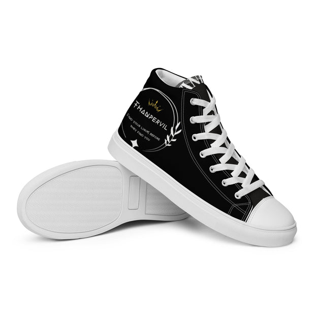 Zapatillas de lona de caña alta para hombre - Thanpervil shop online