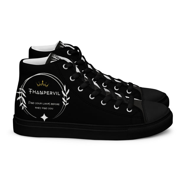 Zapatillas de lona de caña alta para hombre - Thanpervil shop online