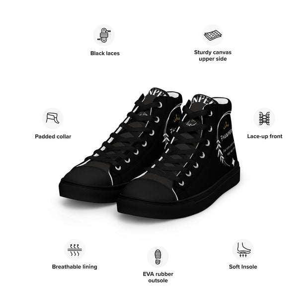 Zapatillas de lona de caña alta para hombre - Thanpervil shop online