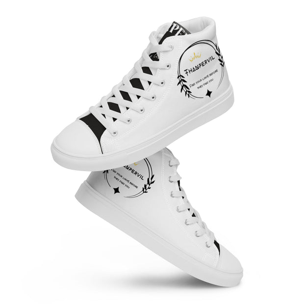 Zapatillas de lona de caña alta para hombre - Thanpervil shop online