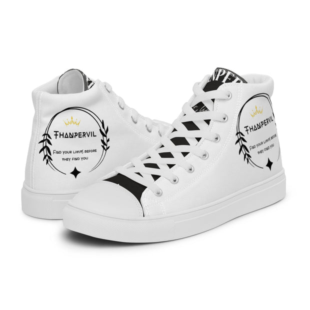 Zapatillas de lona de caña alta para hombre - Thanpervil shop online