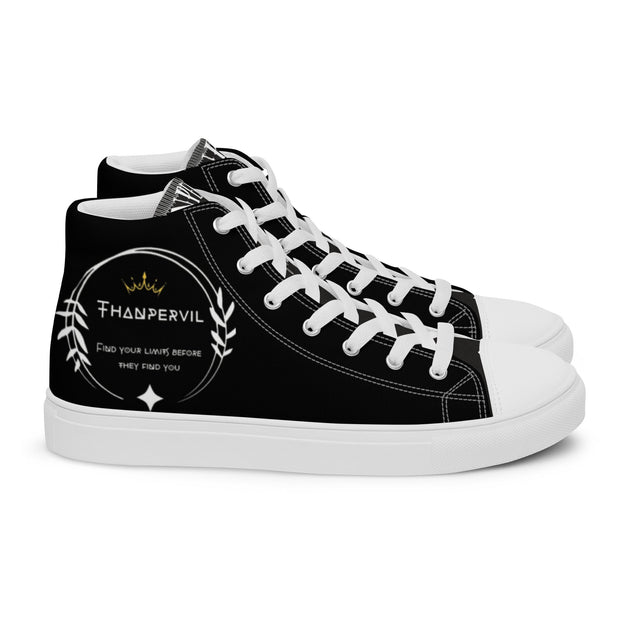 Zapatillas de lona de caña alta para hombre - Thanpervil shop online