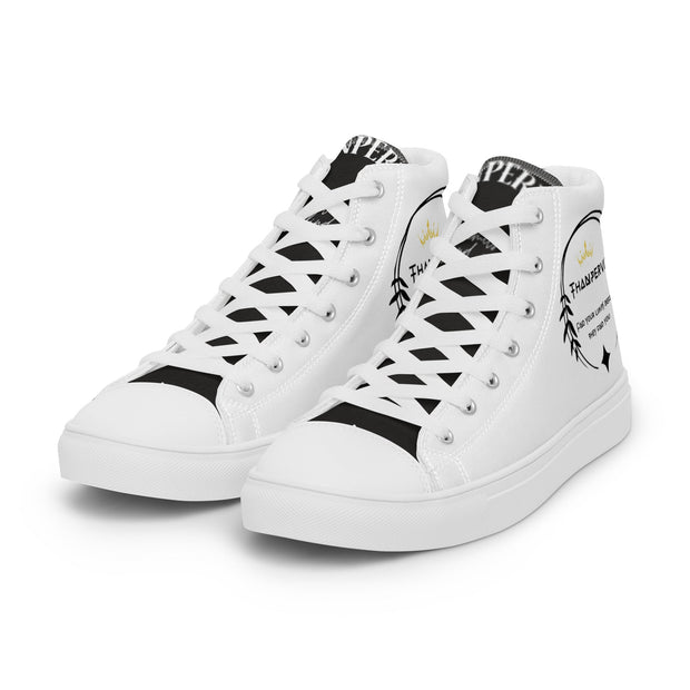 Zapatillas de lona de caña alta para mujer - Thanpervil shop online