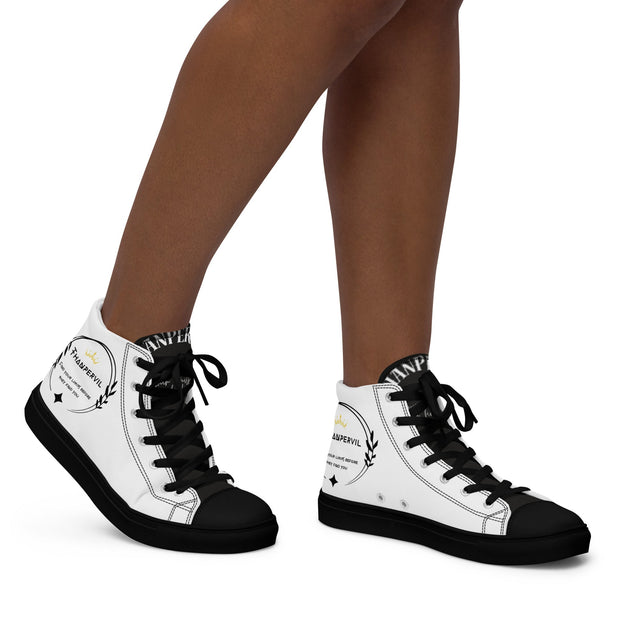 Zapatillas de lona de caña alta para mujer - Thanpervil shop online
