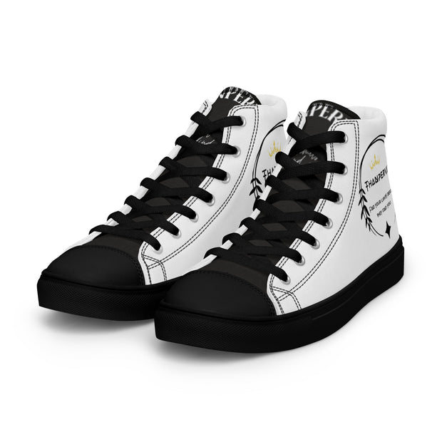 Zapatillas de lona de caña alta para mujer - Thanpervil shop online